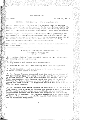 MOS Newsletter_Vol 33 (3)_July 1988