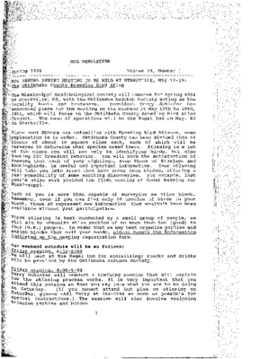 MOS Newsletter_Vol 36 (1)_Spring 1991