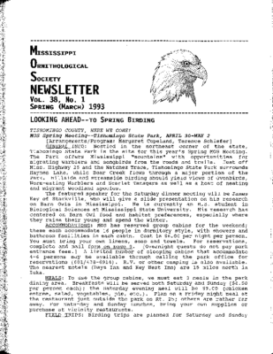MOS Newsletter_Vol 38 (1)_March 1993