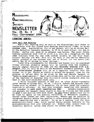 MOS Newsletter_Vol 39 (3)_September 1994