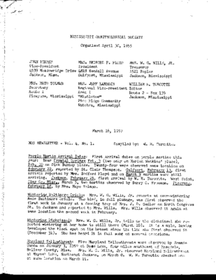 MOS Newsletter_Vol 4 (1)_March 1959