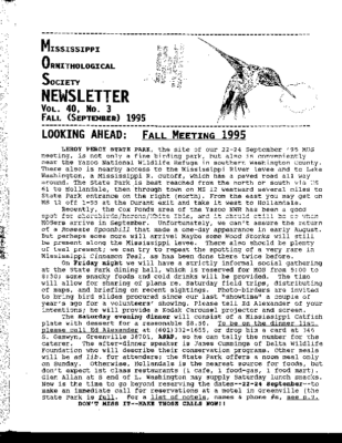 MOS Newsletter_Vol 40 (3)_September 1995