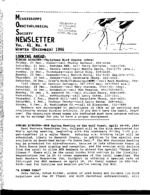 MOS Newsletter_Vol 41 (4)_December 1996
