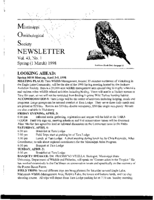 MOS Newsletter_Vol 43 (1)_March 1998