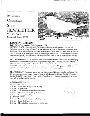 MOS Newsletter_Vol 43 (2)_June 1998