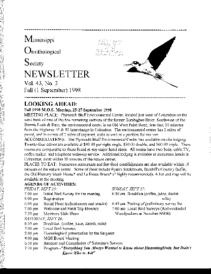 MOS Newsletter_Vol 43 (3)_September 1998