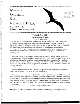 MOS Newsletter_Vol 43 (4)_December 1998