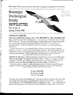 MOS Newsletter_Vol 44 (2)_June 1999