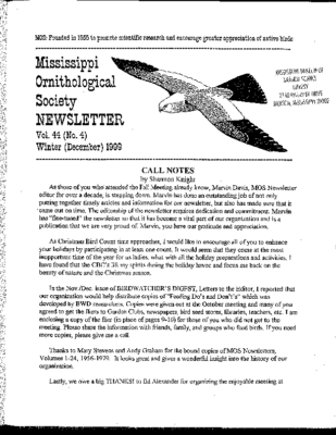 MOS Newsletter_Vol 44 (4)_December 1999