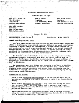 MOS Newsletter_Vol 5 (5)_December 1960
